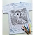 Imagem do T-shirt de colorir