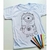 T-shirt de colorir - Abelhinhas Pnz