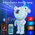 Astronauta Galaxy Starry Sky Projetor, Night Light, Controle Remoto, Foguete - comprar online