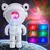 Astronauta Galaxy Starry Sky Projetor, Night Light, Controle Remoto, Foguete - loja online