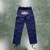 Calça Corteiz Navy Blue Logo Cargo