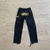 Calça Corteiz Black Yellow Logo Cargo