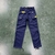 Calça Corteiz Navy Blue Logo Cargo - comprar online