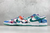 Imagem do Futura Laboratories x Nike SB Dunk Low White and Geode Teal