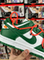 Off-White x Nike Dunk Pine Green na internet