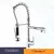 ULGKSD Bronze Kitchen Faucet 360 Rotate, Single Handle, Pull Down Spray Head, Torneira misturadora de água quente e fria para pia de cozinha