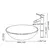 ZAPPO-Round Tempered Glass Basin Faucet Set, Torneira Misturadora Cachoeira, Pia do navio, Lavatório do banheiro, Torneiras Combo - loja online