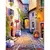 Cidade chenistory pintura por números para adultos diy kits pintados à mão em tela com desenho de imagem de óleo emoldurado coloração por número - Construção Barata