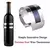 Coleira de vinho Termômetro Bar Bebida Ferramenta Garrafa Inteligente Snap Termômetro LCD Display clip Sensor para Champagne cerveja vinho tinto - comprar online