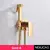 Rose Gold Bidé Faucet Wall montado Toilet spray Banheiro Chuveiro Torneira Fria e Quente Mixer Handheld Spray Gun Wash Basin Crane