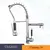 ULGKSD Bronze Kitchen Faucet 360 Rotate, Single Handle, Pull Down Spray Head, Torneira misturadora de água quente e fria para pia de cozinha - comprar online