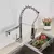 ULGKSD Bronze Kitchen Faucet 360 Rotate, Single Handle, Pull Down Spray Head, Torneira misturadora de água quente e fria para pia de cozinha na internet