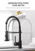 Single Lever Pull Down Spring Spout Mixer Tap, Torneiras de latão para pia de cozinha, guindaste de água quente e fria, 9009