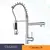 ULGKSD Bronze Kitchen Faucet 360 Rotate, Single Handle, Pull Down Spray Head, Torneira misturadora de água quente e fria para pia de cozinha - Construção Barata