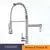 ULGKSD Bronze Kitchen Faucet 360 Rotate, Single Handle, Pull Down Spray Head, Torneira misturadora de água quente e fria para pia de cozinha na internet