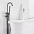 Single Handle Mixer Tap for Bathtub, 360 Rotation Spout with ABS Handshower, Black Bath Mixer, Floor Stand Bathtub na internet