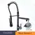 ULGKSD Bronze Kitchen Faucet 360 Rotate, Single Handle, Pull Down Spray Head, Torneira misturadora de água quente e fria para pia de cozinha - Construção Barata