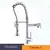 Imagem do ULGKSD Bronze Kitchen Faucet 360 Rotate, Single Handle, Pull Down Spray Head, Torneira misturadora de água quente e fria para pia de cozinha