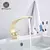 Imagem do MYQualife-Brushed Gold Basin Faucet, Design criativo, Misturador de lavatório, Deck montado, frio e quente, Torneira do banheiro