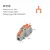 Mini Fast Cable Connectors, Universal Compact Splitter, condutores elétricos, Push-in Home Terminal Block, 10, 30, 50 Pcs na internet