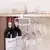 Metal Wine Glass Holder, Stemware Rack para armazenamento sob o armário, Organização de cozinha, Cozinha e Bar Suprimentos, Sem perfuração - loja online