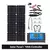 Único cristal flexível Solar Charger, Painel Solar, Kit Solar, Dual USB, 12V, 5V DC, 600W, adequado para baterias automotivas RV - loja online