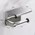 Alumínio Alloy Toilet Paper Roll Holder, Prateleira com Bandeja, Acessórios do banheiro, Cozinha Wall Hanging, Punch-Free - loja online