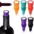 Silicone Vinho e Bebidas Garrafa Cap Set, Vazamento Prova Champagne Garrafas Selador, Reutilizável Cortiça Saver, 1Pc na internet