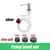 304 Aço Inoxidável Cozinha Sink Soap Dispenser Extensão Tubo Prato Sabão Imprensa Bomba Cabeça Saída Extender Cabeça 350/500ML - comprar online