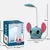 LED Lilo & Stitch Desk Lamp com Apontador de Lápis, Luz Dobrável, Bonito, Livro Pequeno, Recarga USB, Presente - Construção Barata