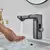 Torneira da bacia do sensor inteligente com tela digital, Torneira misturadora de água quente e fria, Vanity Touchless Faucet para banheiro, Torneira de torneira - Construção Barata