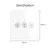 ZigBee Smart Multi-Gang Light Dimmer Switch, Controle Independente, Tuya App Control, Funciona com Alexa, Google Home, 1 Gang, 2 Gang, 3 Gang - loja online