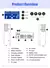 Imagem do SUMRY-Inversor Solar Híbrido, Onda Senoidal Pura, MPPT, 3kW, 8kW, 24V a 220V, Carregador Solar, Power Home Inversor