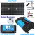 Sistema de painel solar de 12v a 110v/220v, controlador de carga de bateria de painel solar de 12v, kit de inversor solar de 4000w, geração de energia completa na internet