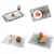 Lavável PVC Table Mat Set, antiderrapante Bowl Pad Coaster, Mesa de jantar Placemats, Acessórios modernos para decoração, 4 6Pcs - Construção Barata