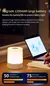 Portátil Touch Night Lamp com interruptor de controle remoto, recarregável USB, quarto, mesa, cabeceira, 3 cores na internet