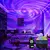 LED Galaxy NightLights Projetor, Controle Remoto, USB Recarregável, Starry Sky Lamp, DMX Som, Active 7 Modos, Kids Room Decor, 5V