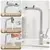 Torneiras pull-out Waterfall Stream para cozinha, cabeça de pulverizador, misturador para pia, níquel escovado, acessórios Water Tap, cinza e preto, rotação - comprar online