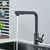 Black Pull-out Kitchen Sink Faucet, 2 Modelo Stream Pulverizador bocal, aço inoxidável, água quente e fria Mixer Tap Deck, Frete Grátis - Construção Barata