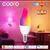 Tuya-E14 Smart Candle Lamp, Controle de Aplicativos, Bluetooth, RGB, CW, Luz LED, Regulável, Lâmpadas Crystal Group, Lâmpadas, Funciona com Alexa, Google, Wi-Fi