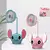 LED Lilo & Stitch Desk Lamp com Apontador de Lápis, Luz Dobrável, Bonito, Livro Pequeno, Recarga USB, Presente na internet