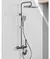 Grey Shower System Set para Banheiro, Digital LED, Chuveiros de chuva, Torneira, Banho De Latão, Chuveiro De Chuva Termostato, 4 Vias com Conjuntos De Torneiras De Bidé Torneira do chuveiro LED com Display Digital