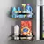 Alumínio Alloy Bathroom Shelf, Shampoo Rack, Makeup Storage Organizer, Shower Shelf, No Drill, Wall Corner Shelf, acessórios do banheiro - comprar online