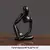 Areia Cor O Pensador Abstrato Estátuas Esculturas Yoga Estatueta Nordic Sala Home Decor Decoração Maison Desk Ornamentos na internet