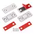 Ultra Thin Cabinet Magnetic Catch, Adhesive Drawer Magnet Catch para fechamento da porta do armário da cozinha, Pack 2