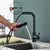 Black Pull-out Kitchen Sink Faucet, 2 Modelo Stream Pulverizador bocal, aço inoxidável, água quente e fria Mixer Tap Deck, Frete Grátis - loja online