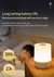 Portátil Touch Night Lamp com interruptor de controle remoto, recarregável USB, quarto, mesa, cabeceira, 3 cores - Construção Barata