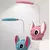 Lilo & Stitch Home Decoração LED Candeeiro de Mesa com Ponto Lápis, Desenhos Animados Brilhantes, Dobrável, Presente de Natal Infantil