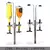 1-6 garrafa dispensador de licor fixado na parede cocktail shaker suporte vinho cerveja álcool barra dispensador de bebidas cocktail divisor de álcool