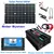 Sistema de painel solar de 12v a 110v/220v, controlador de carga de bateria de painel solar de 12v, kit de inversor solar de 4000w, geração de energia completa - loja online